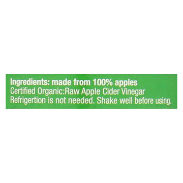 Zoe - Apple Cider Vinegar - Case Of 6 - 17 Fl Oz. - Maras Green