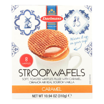 Daelmans, Stroop Wafels, Caramel - Case Of 8 - 10.94 Oz - Maras Green