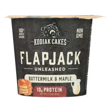 Kodiak Cakes - Flapjack On The Go - Buttermilk Maple - Case Of 12 - 2.15 Oz - Maras Green