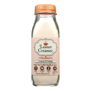 Leaner Creamer - Creamer Hazelnut - Case Of 6 - 9.87 Oz - Maras Green