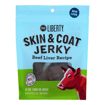 Bixbi - Jerky Skin & Coat Bf Livr - Case Of 6 - 5 Oz - Maras Green