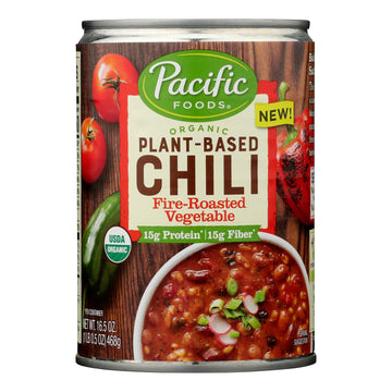 Pacific Foods - Chili Fire Roasted Veg - Case Of 12 - 16.5 Oz - Maras Green
