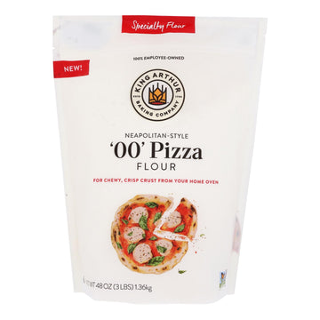 King Arthur Baking Company - Flour 00 Pizza - Case Of 4 - 3 Lb - Maras Green