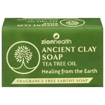 Zion Health - Ancnt Clay Soap Tea Tree - 1 Each - 6 Oz - Maras Green