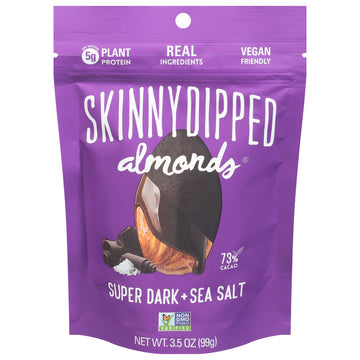 Skinnydipped - Almonds Spr Dark & Sea Salt - Case Of 10 - 3.5 Oz - Maras Green