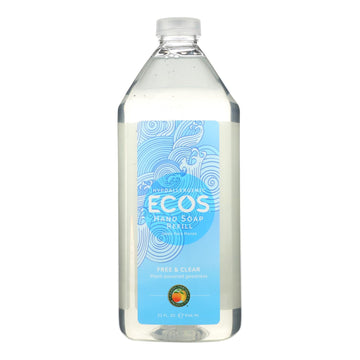 Ecos Hand Soap - Free And Clear - Case Of 6 - 32 Fl Oz. - Maras Green