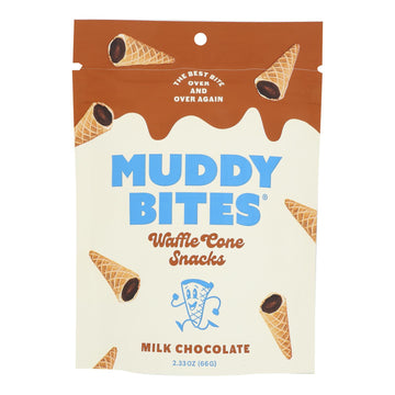 Muddy Bites - Muddy Bite Milk Chocolate - Case Of 12 - 2.33 Oz - Maras Green