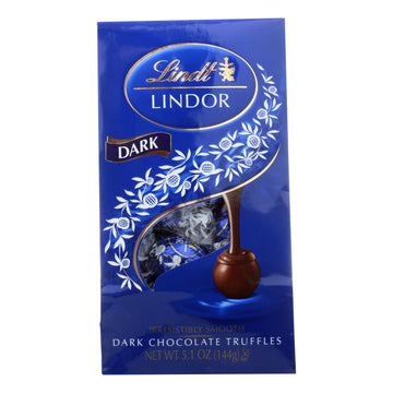 Lindt - Truffles Dark Chocolate Bag - Case Of 6 - 5.1 Oz - Maras Green