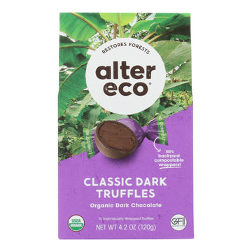 Alter Eco Americas Truffle - Organic - Black - 10 Pack - 4.2 Oz - Case Of 8 - Maras Green