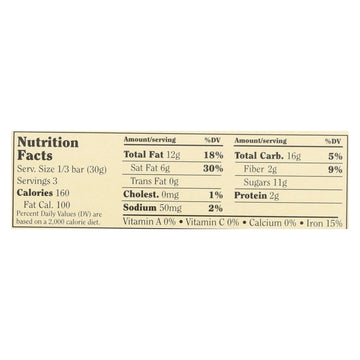 Chocolove Xoxox - Bar - Almond - Toffe - Sea Salt - Dark Chocolate - Case Of 12 - 3.2 Oz - Maras Green