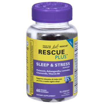 Rescue - Sleep Stress Support Gummy Blueberry - 1 Each-60 Count - Maras Green