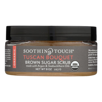 Soothing Touch Scrub - Organic - Sugar - Tuscan Bouquet - 8 Oz - Maras Green