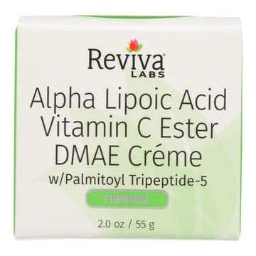 Reviva Labs - Alpha Lipoic Acid Vitamin C Ester And Dmae Cream - 2 Oz - Maras Green