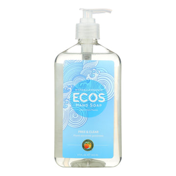 Ecos Hand Soap - Free And Clear - Case Of 6 - 17 Fl Oz. - Maras Green
