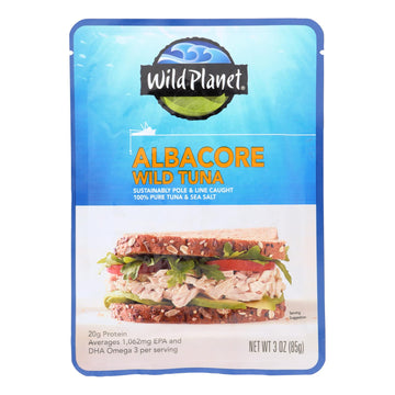 Wild Planet Wild Albacore Tuna - Case Of 24 - 3 Oz - Maras Green