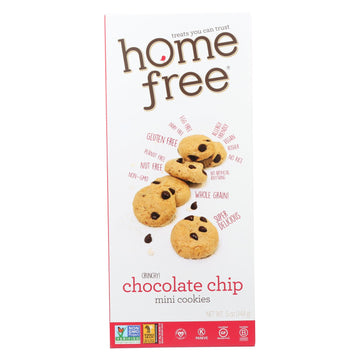 Homefree - Gluten Free Mini Cookies - Chocolate Chip - Case Of 6 - 5 Oz. - Maras Green