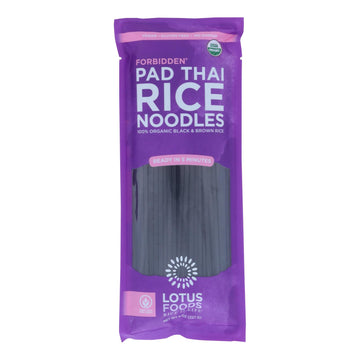 Lotus Foods Noodles - Organic - Forbidden Pad Thai - Case Of 8 - 8 Oz - Maras Green