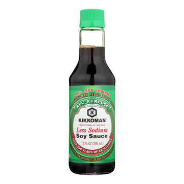 Kikkoman Sauce - Soy - Light - Case Of 12 - 10 Fl Oz - Maras Green