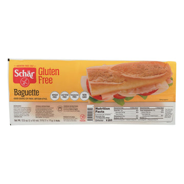 Schar Baguettes Gluten Free - Case Of 6 - 12.3 Oz. - Maras Green