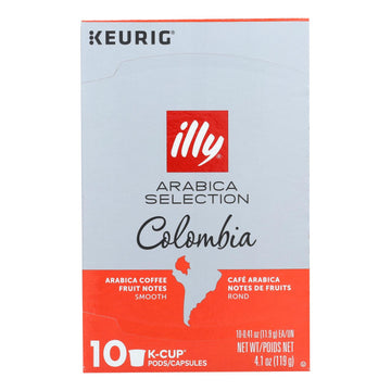 Illy Caffe Coffee - K - cup Colo Arabica Select - Case Of 6 - 4.103 Oz - Maras Green