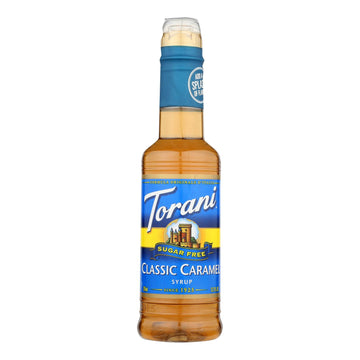 Torani - Coffee Syrup - Sugar Free Caramel - Case Of 4 - 12.7 Fl Oz. - Maras Green