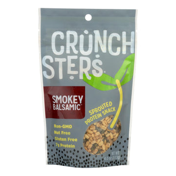 Crunchsters - Sprouted Protein Snack - Smokey Balsamic - Case Of 6 - 4 Oz. - Maras Green