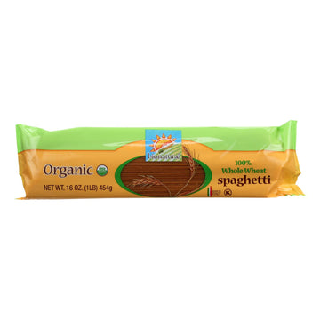 Bionaturae Pasta - Organic - 100 Percent Whole Wheat - Spaghetti - 16 Oz - Case Of 12 - Maras Green