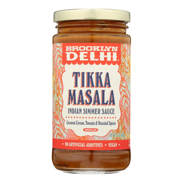 Brooklyn Delhi - Tikka Masala Simmer Sauce - Case Of 6 - 12 Oz - Maras Green