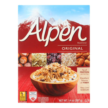 Alpen Original Muesli Cereal - Case Of 12 - 14 Oz. - Maras Green