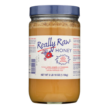 Really Raw Honey - Unheated Unstrained - 1 Each - 42 Oz. - Maras Green