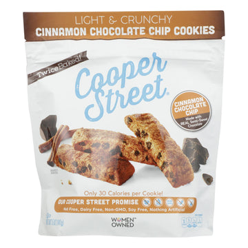 Cooper Street - Ckies Cinnamon Chocolate Chip - Case Of 6 - 5 Oz - Maras Green
