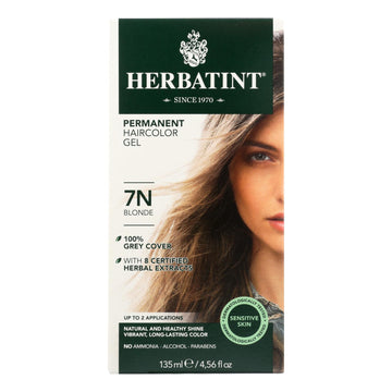Herbatint Permanent Herbal Haircolour Gel 7n Blonde - 135 Ml - Maras Green