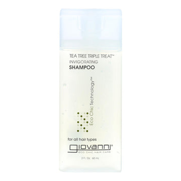 Giovanni Shampoo Tea Tree Triple Treat - 2 Fl Oz - Case Of 12 - Maras Green