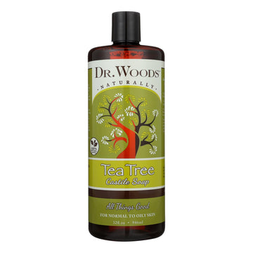 Dr. Woods Pure Castile Soap Tea Tree - 32 Fl Oz - Maras Green