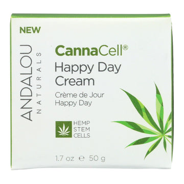 Andalou Naturals - Cannacell Happy Day Cream - 1.7 Oz. - Maras Green