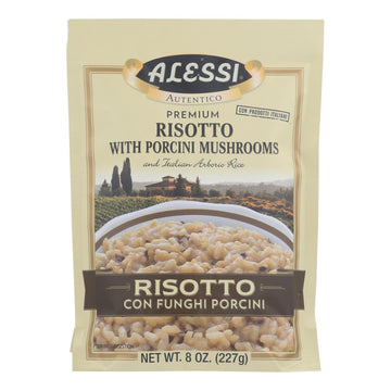 Alessi - Funghi Risotto - Porcini Mushrooms - Case Of 6 - 8 Oz. - Maras Green