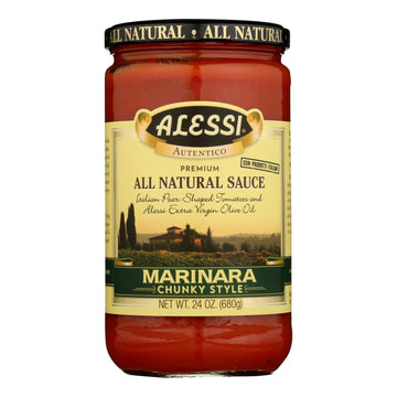 Alessi, Premium All Natural Marinara Sauce - Case Of 6 - 24 Oz - Maras Green