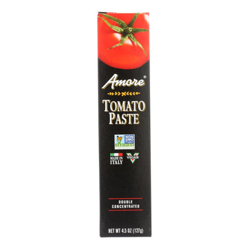 Amore - Tomato Paste - Tube - 4.5 Oz - Case Of 12 - Maras Green