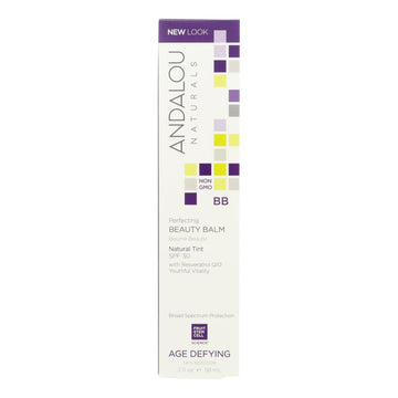 Andalou Naturals Skin Perfecting Beauty Balm - Natural Tint Spf 30 - 2 Oz - Maras Green