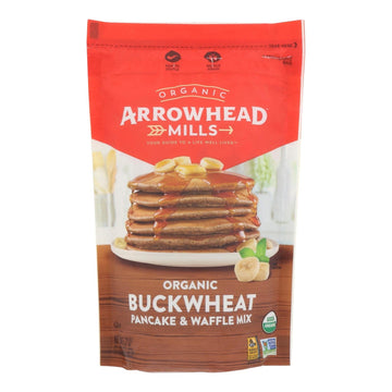 Arrowhead Mills - Pancake Mix Buckwheat - Case Of 6 - 22 Oz - Maras Green