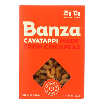 Banza - Chickpea Pasta - Cavatappi - Case Of 6 - 8 Oz. - Maras Green