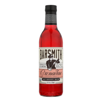 Barsmith Grenadine Cocktail Syrup - Case Of 6 - 12.7 Fz - Maras Green