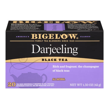 Bigelow Tea Darjeeling Black Tea - Case Of 6 - 20 Bags - Maras Green