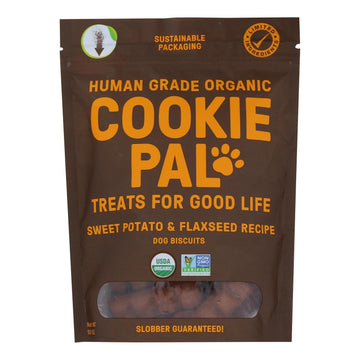 Cookie Pal - Dog Treat Sweet Pt Flxs - Case Of 4 - 10 Oz - Maras Green