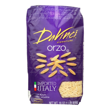 Davinci - Orzo Pasta - Case Of 12 - 1 Lb. - Maras Green