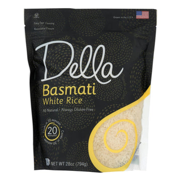 Della - Basmati White Rice - Case Of 6 - 28 Oz. - Maras Green