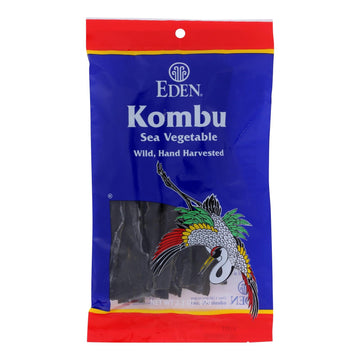 Eden Foods Kombu - Sea Vegetable - Wild Hand Harvested - 2.1 Oz - Case Of 6 - Maras Green