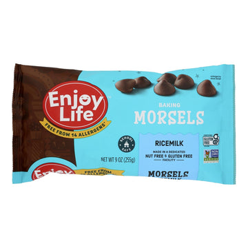 Enjoy Life - Chocolate Morsl Rcemlk Bkng/snk - Case Of 12 - 9 Oz - Maras Green