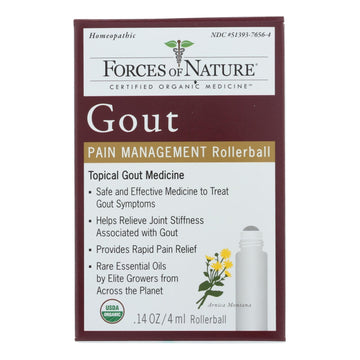 Forces Of Nature - Gout Pain Management - 1 Each - 4 Ml - Maras Green