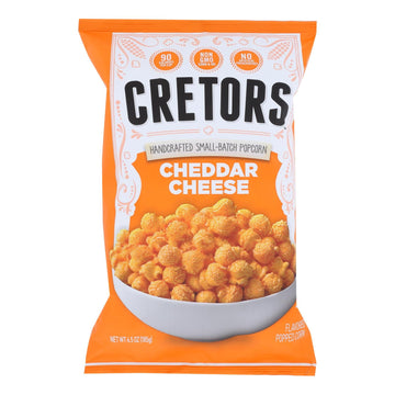 G.h. Cretors Just The Cheese Corn - Cheese Corn - Case Of 12 - 6.5 Oz. - Maras Green